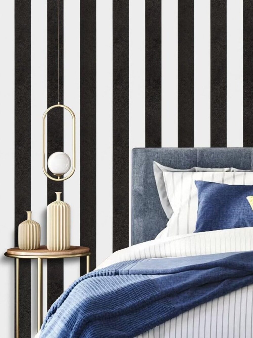 Home Wallpaper Striped